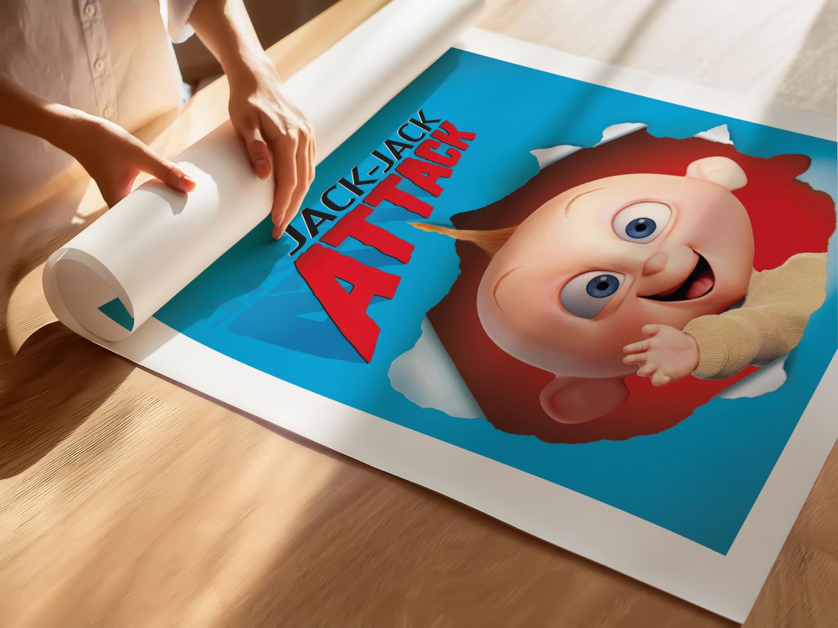 Jack-Jack Attack (2005) Film Posteri, rulo yapılmış çerçevesiz poster