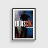 Louis C.K. Chewed Up film posteri, siyah çerçeveli tablo