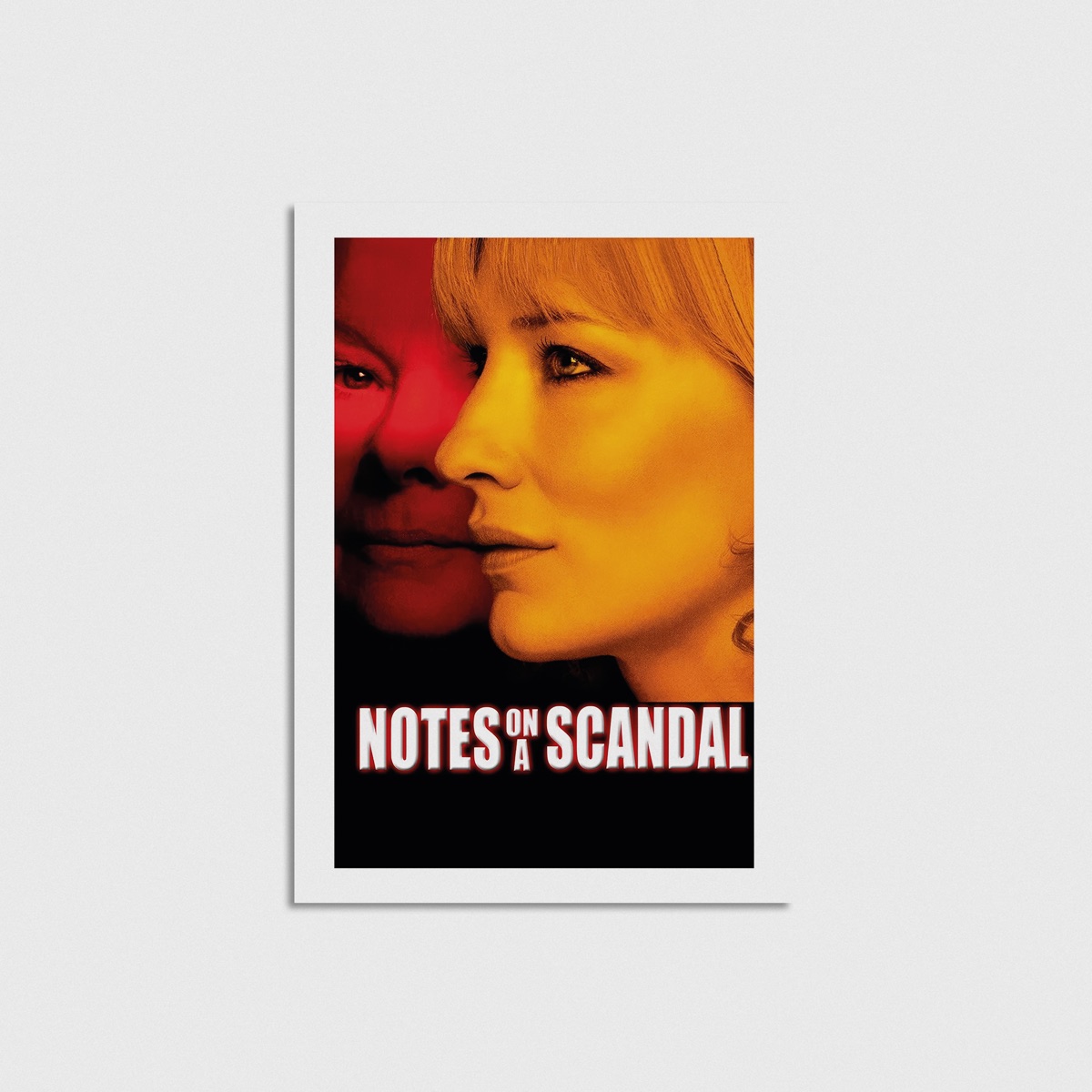 Notes on a Scandal film posteri, çerçevesiz poster