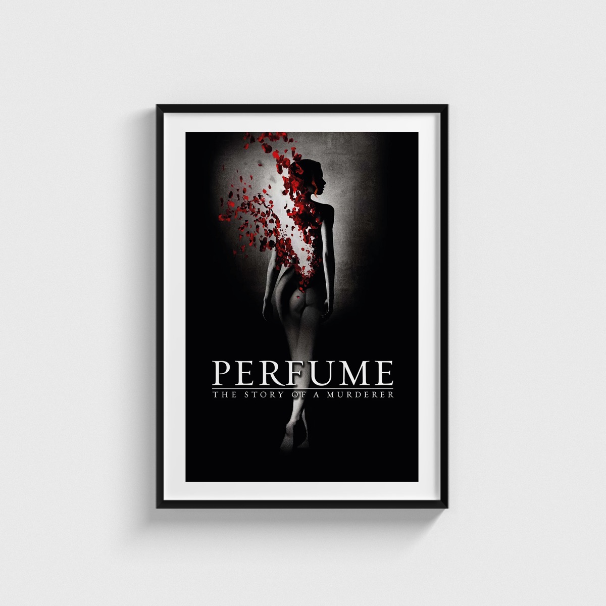 Perfume The Story of a Murderer film posteri, siyah çerçeveli tablo