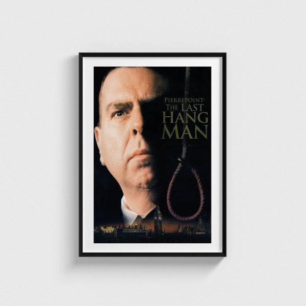 Pierrepoint The Last Hangman film posteri, siyah çerçeveli tablo