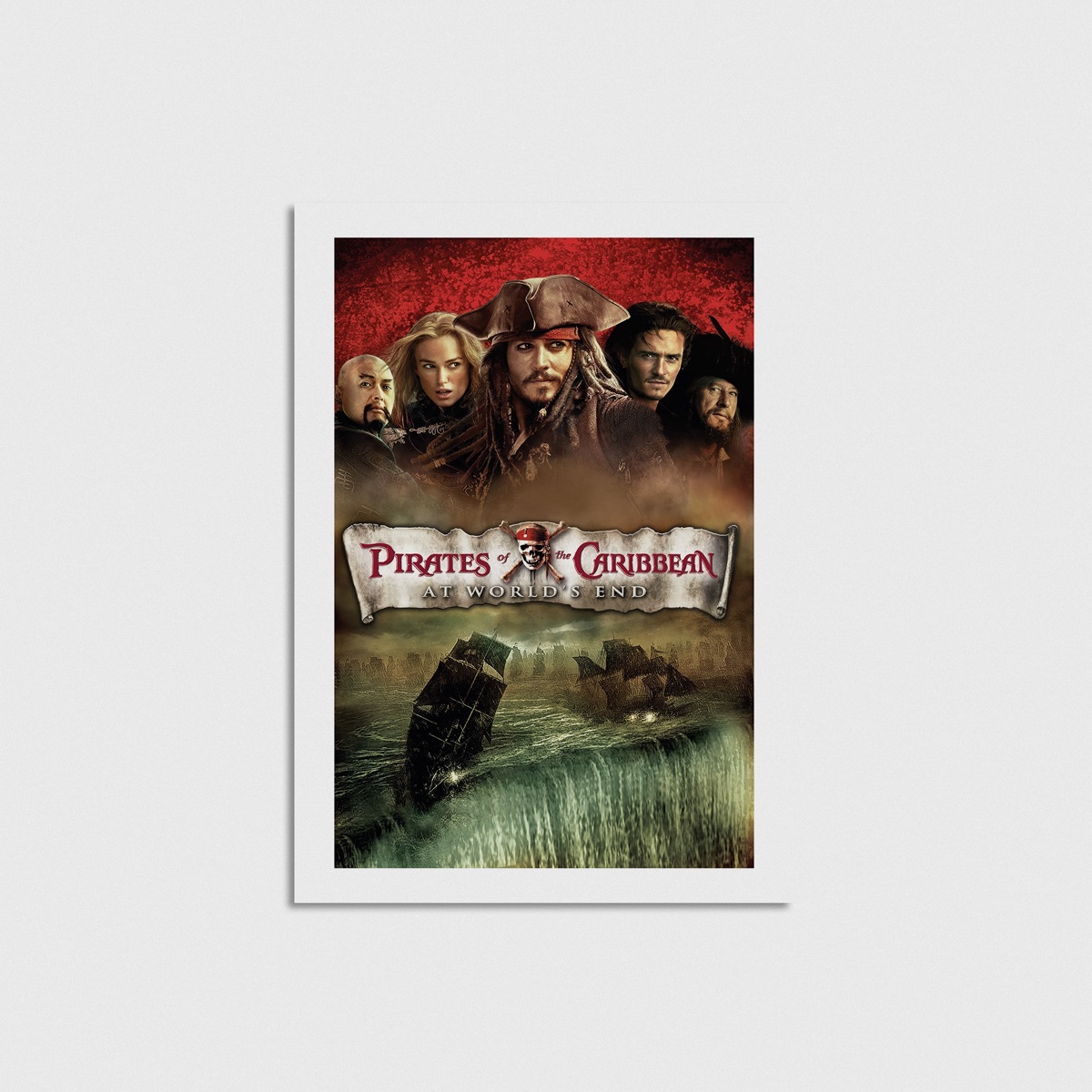 Pirates of the Caribbean At World's End film posteri, çerçevesiz poster