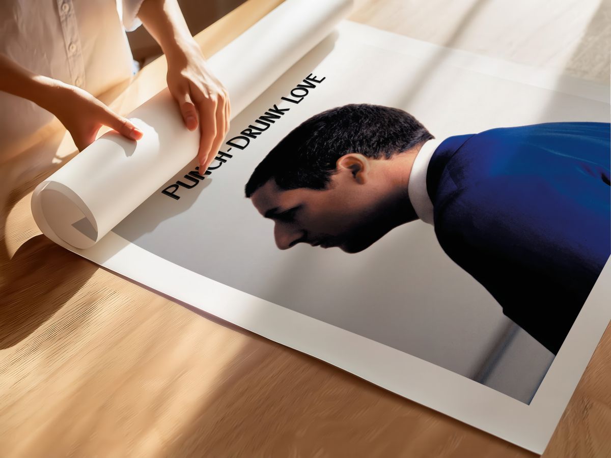 Punch-Drunk Love (2002) Film Posteri, rulo yapılmış çerçevesiz poster