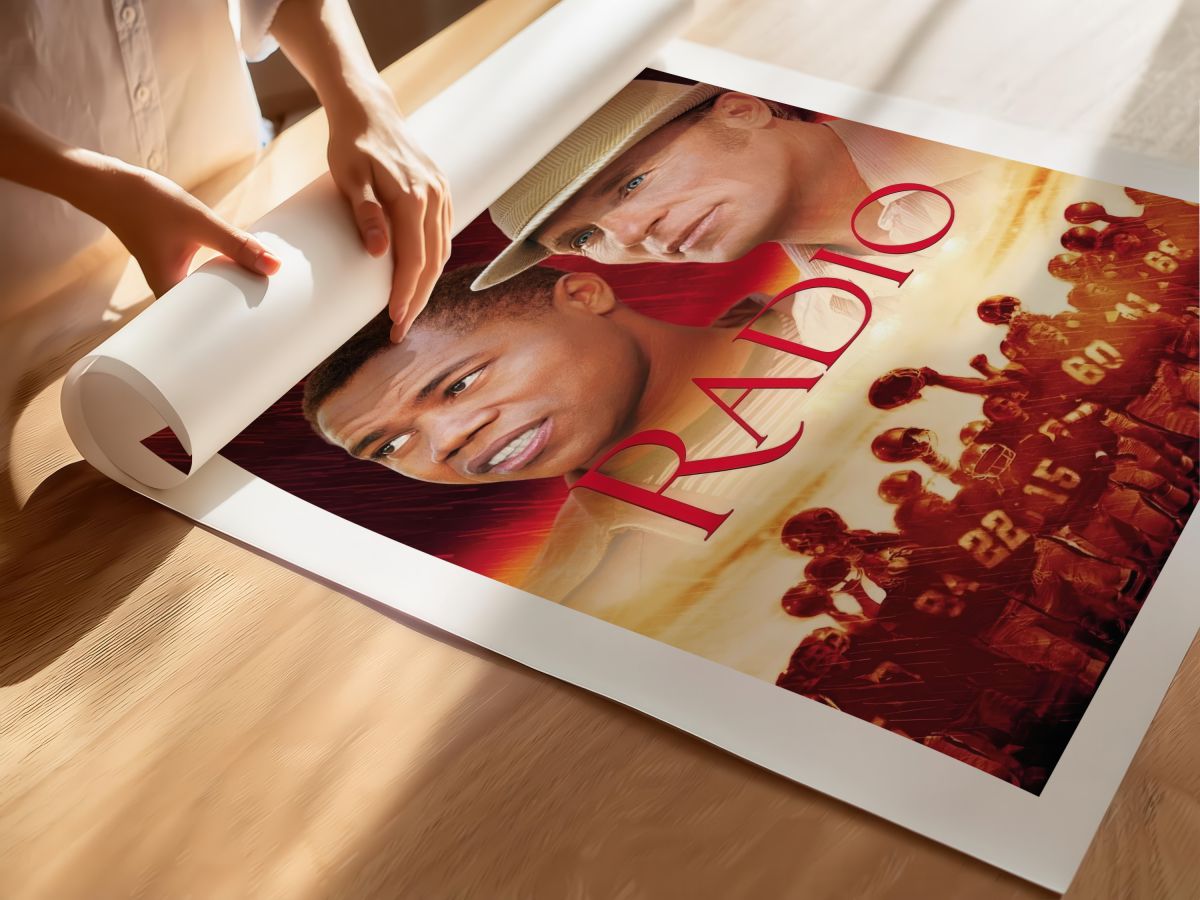 Radio (2003) Film Posteri, rulo yapılmış çerçevesiz poster