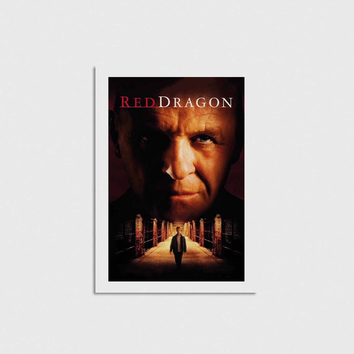Red Dragon film posteri, çerçevesiz poster