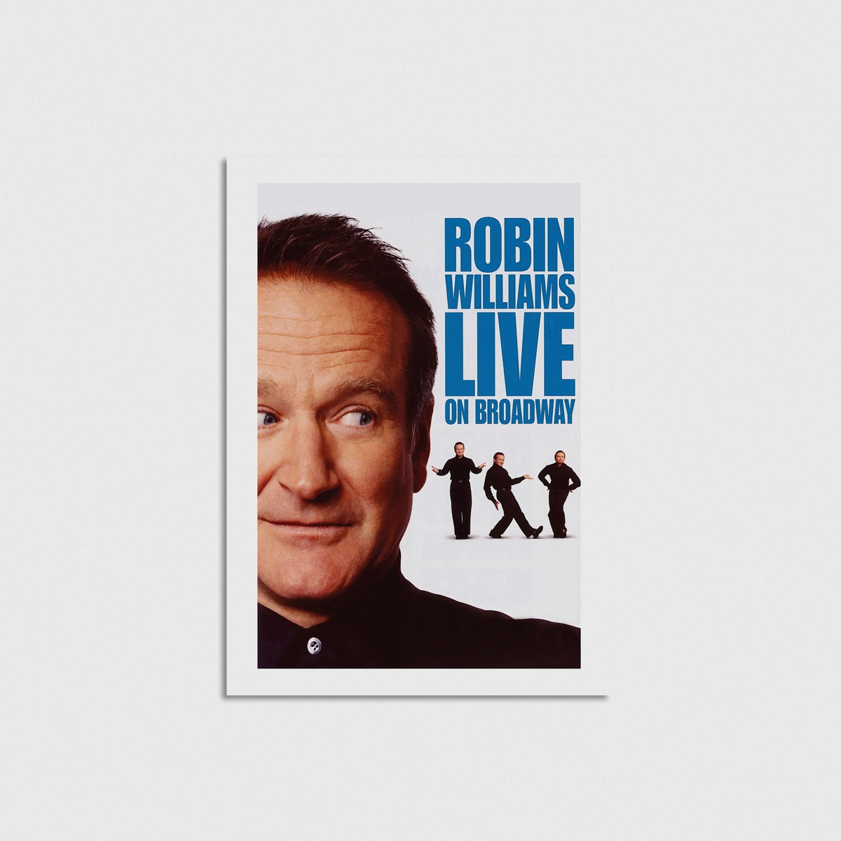 Robin Williams Live on Broadway film posteri, çerçevesiz poster
