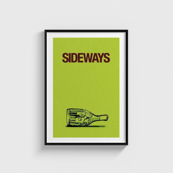 Sideways film posteri, siyah çerçeveli tablo