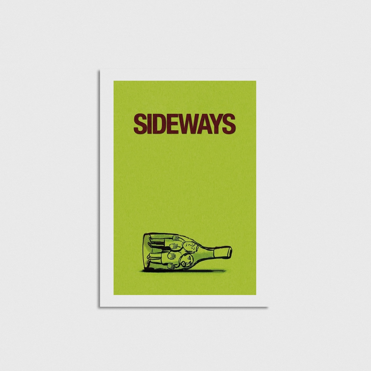 Sideways film posteri, çerçevesiz poster