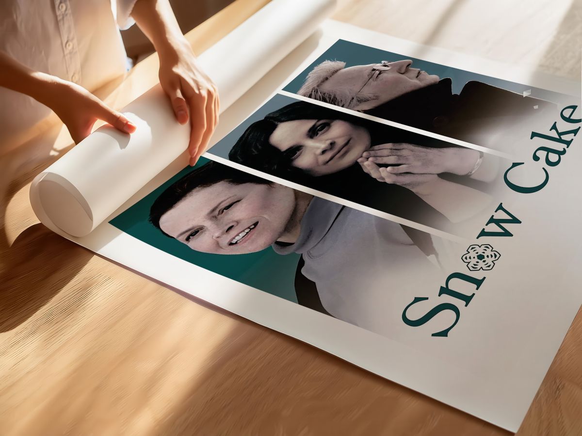 Snow Cake (2006) Film Posteri, rulo yapılmış çerçevesiz poster