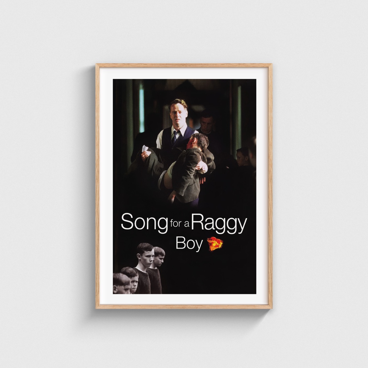 Song for a Raggy Boy film posteri, ahşap çerçeveli tablo