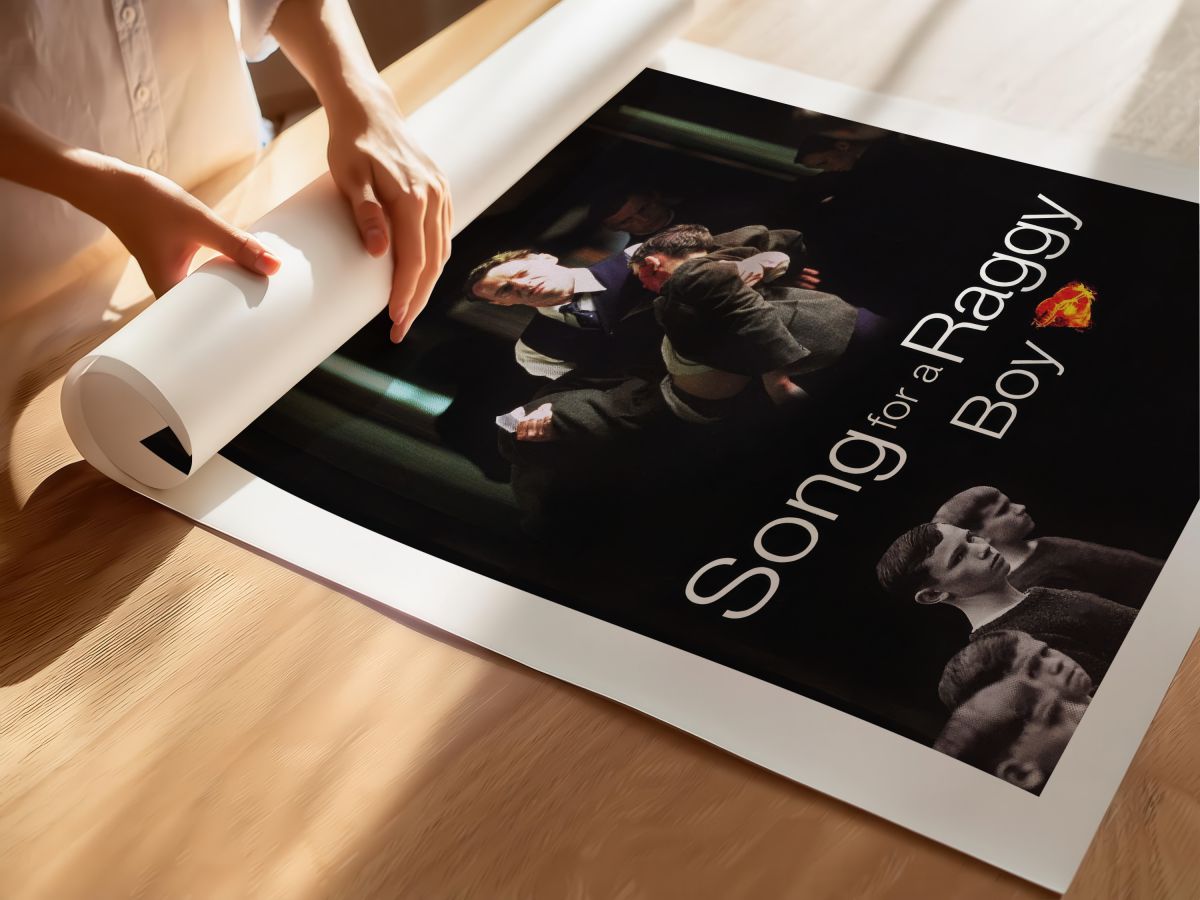 Song for a Raggy Boy (2003) Film Posteri, rulo yapılmış çerçevesiz poster