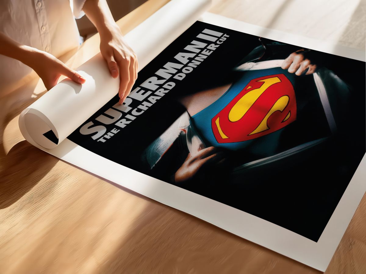Superman II: The Richard Donner Cut (2006) Film Posteri, rulo yapılmış çerçevesiz poster