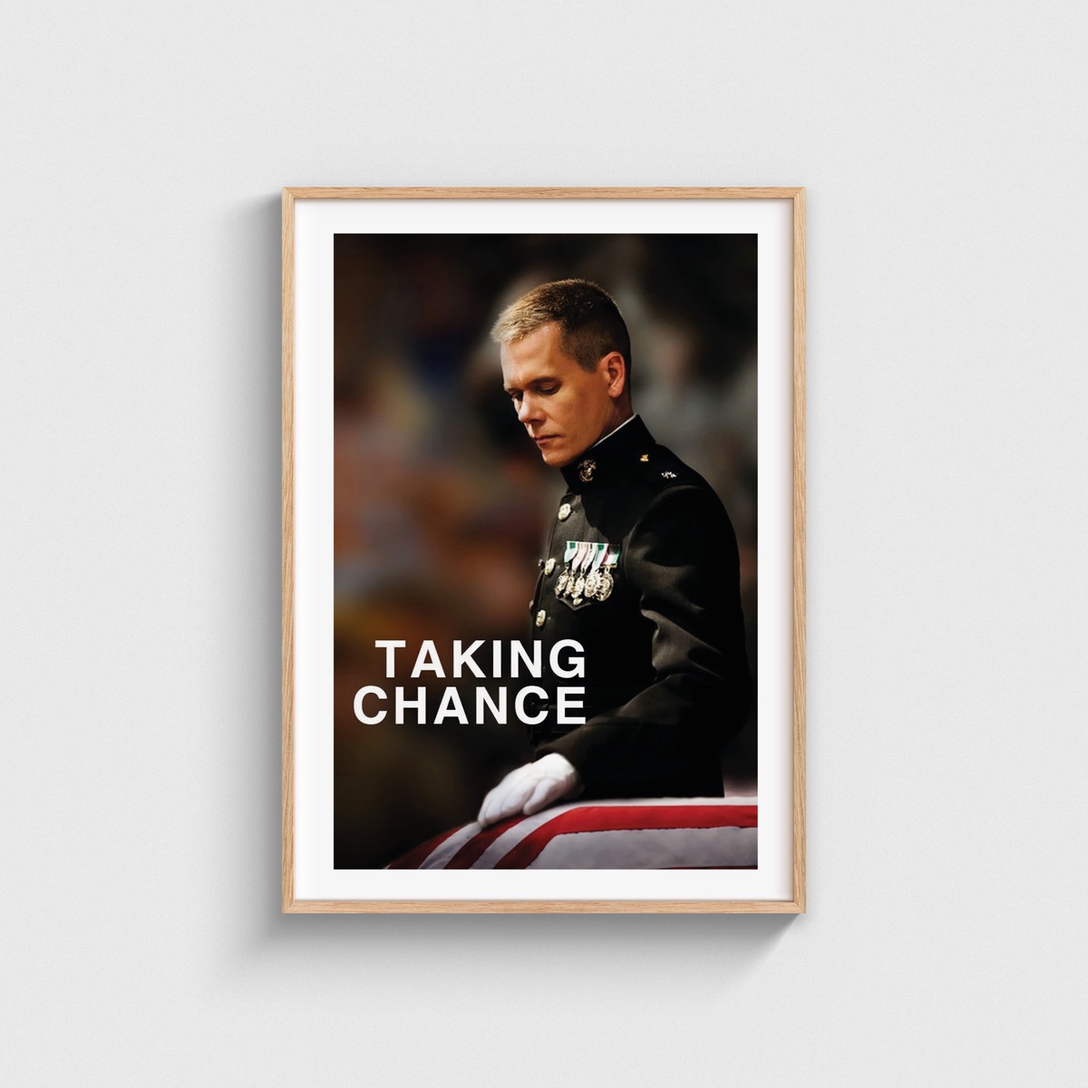Taking Chance film posteri, ahşap çerçeveli tablo