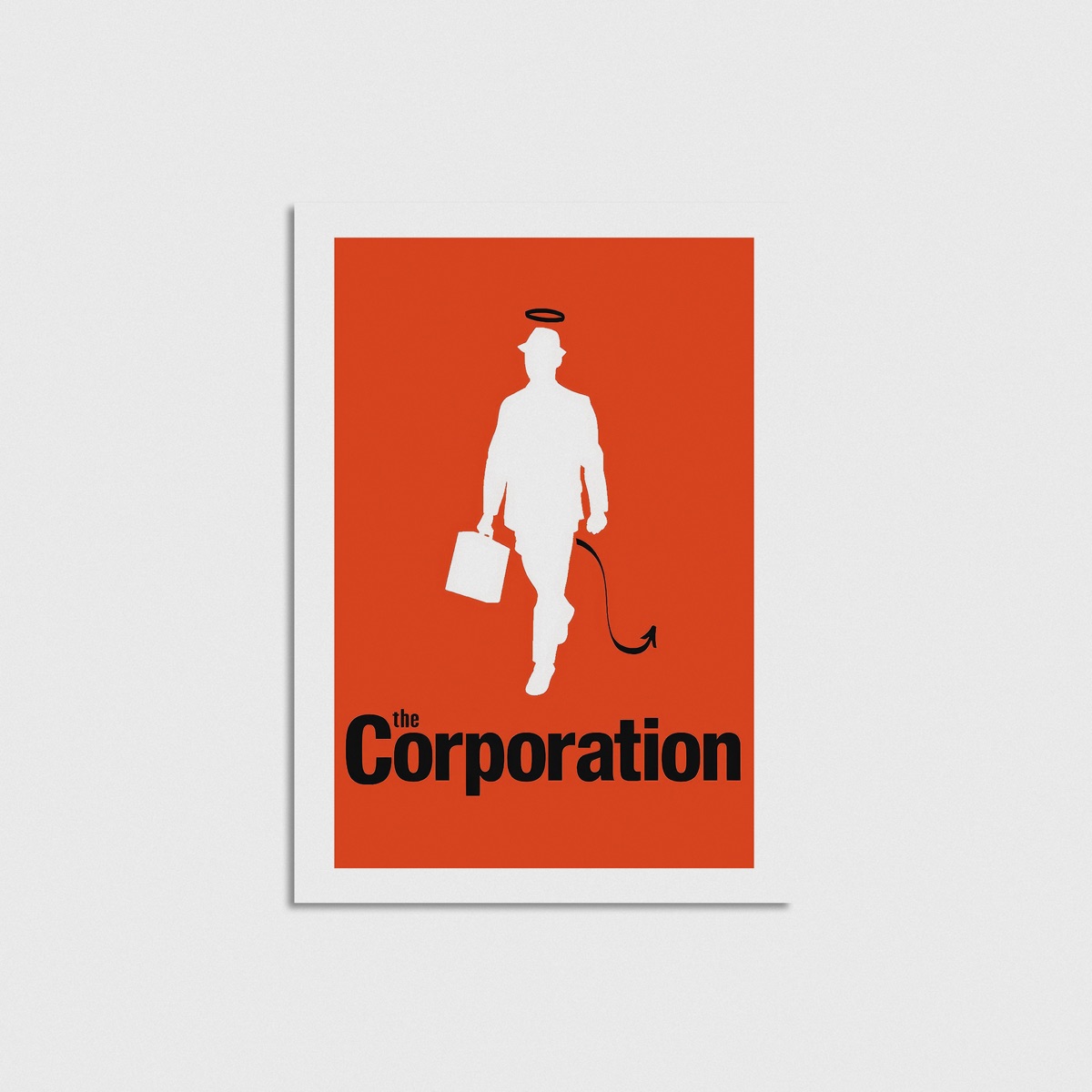 The Corporation film posteri, çerçevesiz poster