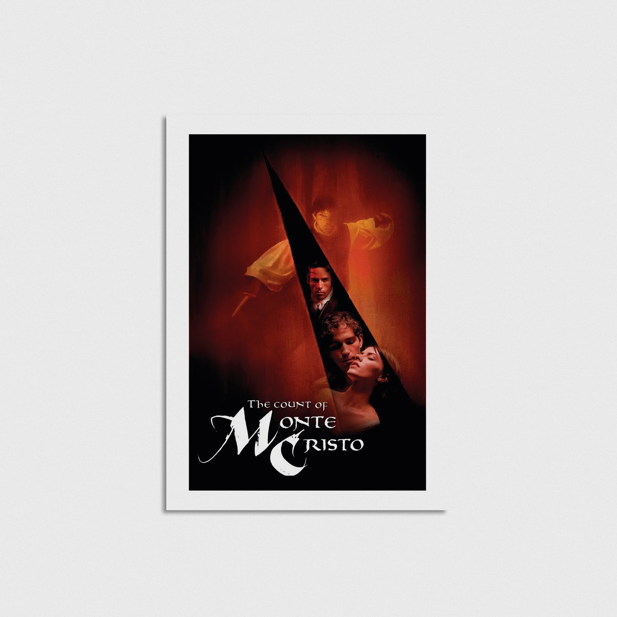The Count of Monte Cristo film posteri, çerçevesiz poster