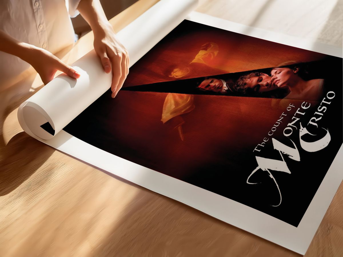The Count of Monte Cristo (2002) Film Posteri, rulo yapılmış çerçevesiz poster