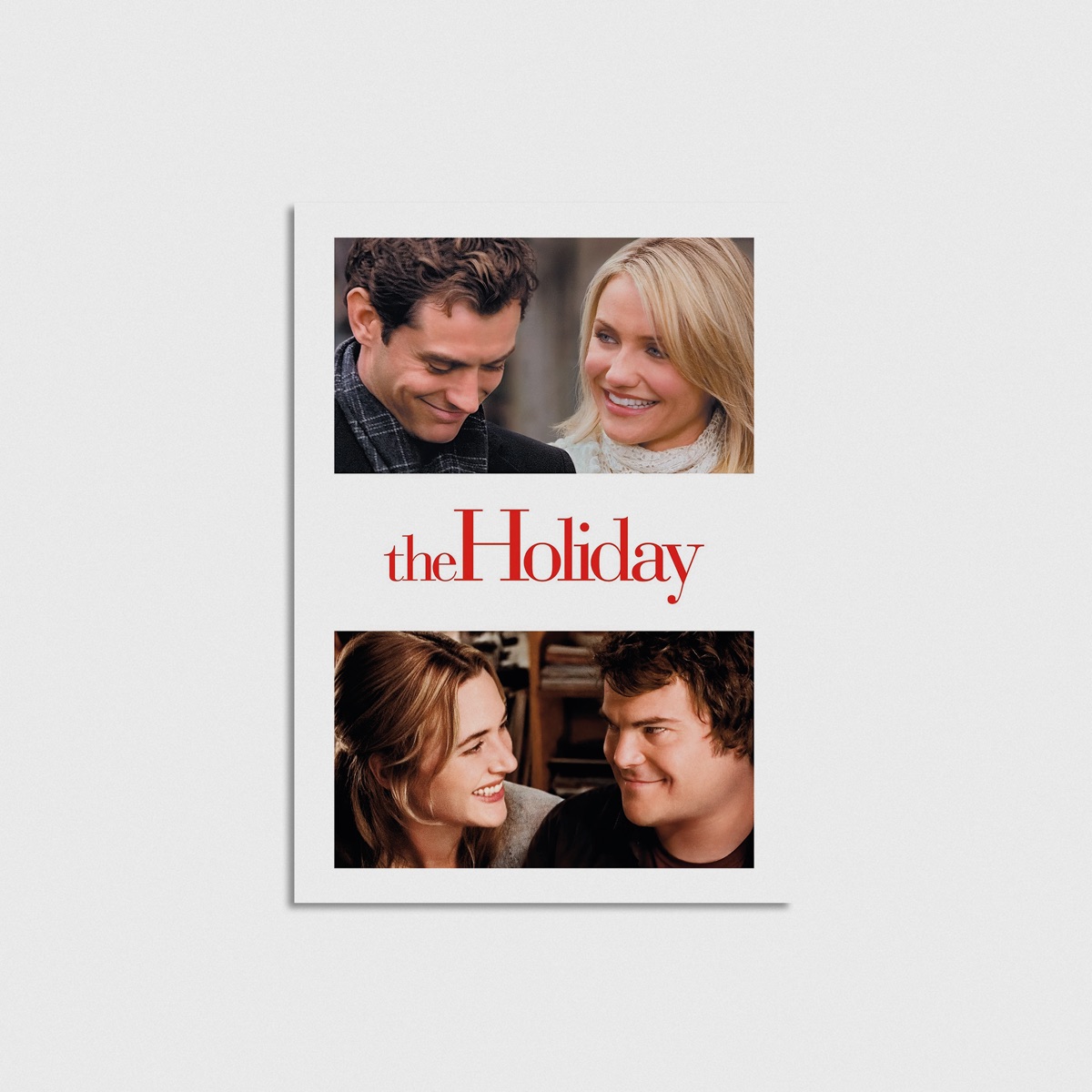 The Holiday film posteri, çerçevesiz poster