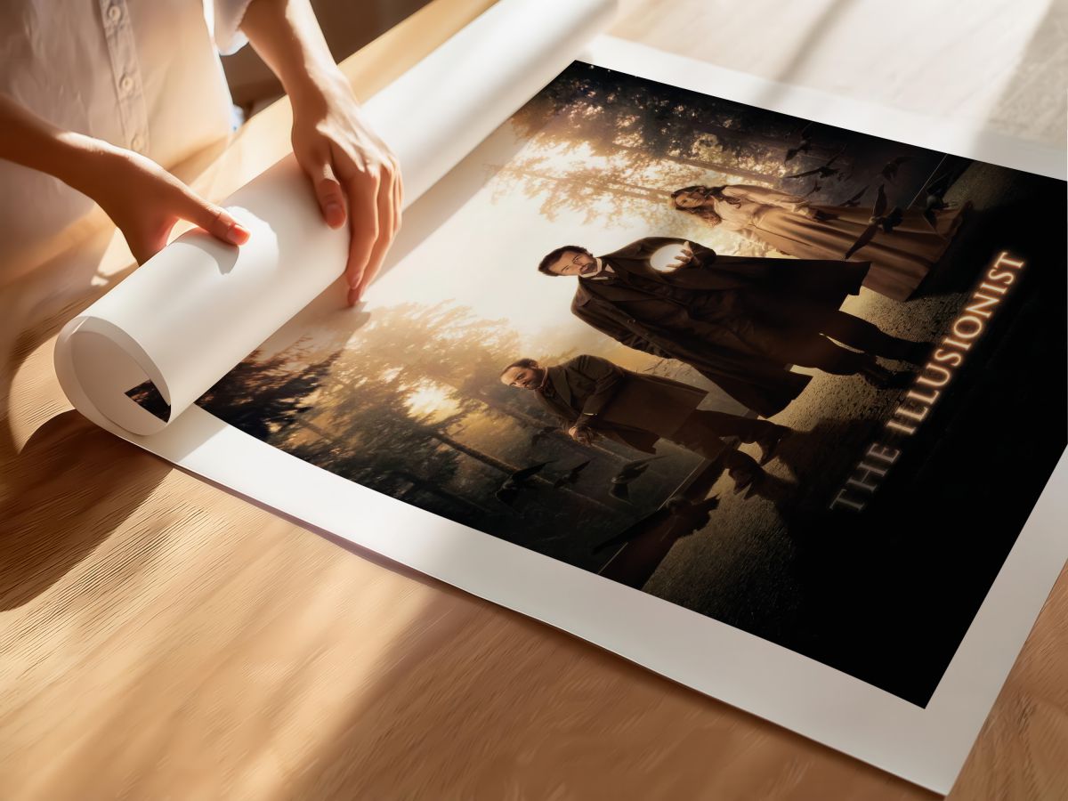 The Illusionist (2006) Film Posteri, rulo yapılmış çerçevesiz poster