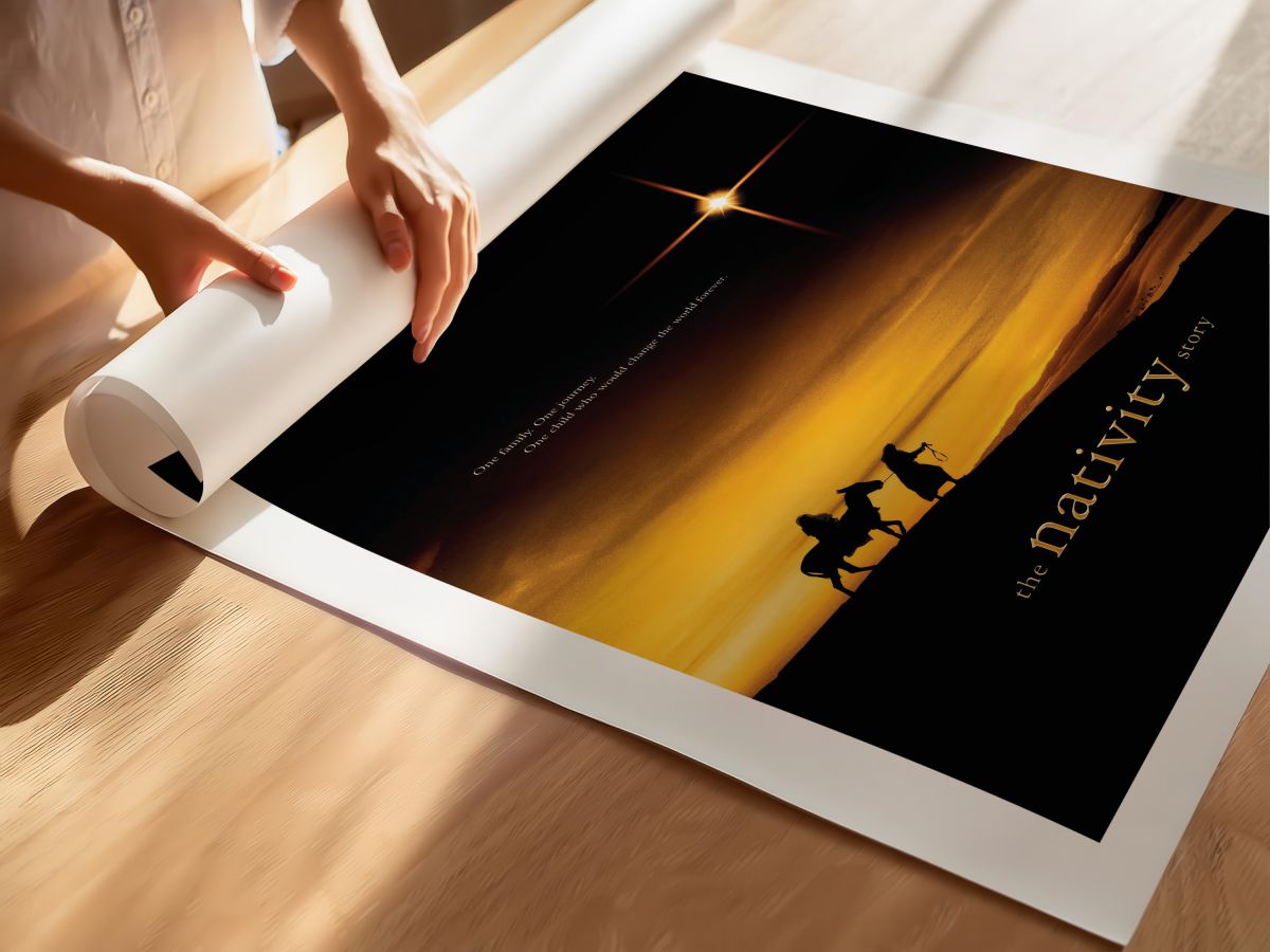 The Nativity Story (2006) Film Posteri, rulo yapılmış çerçevesiz poster
