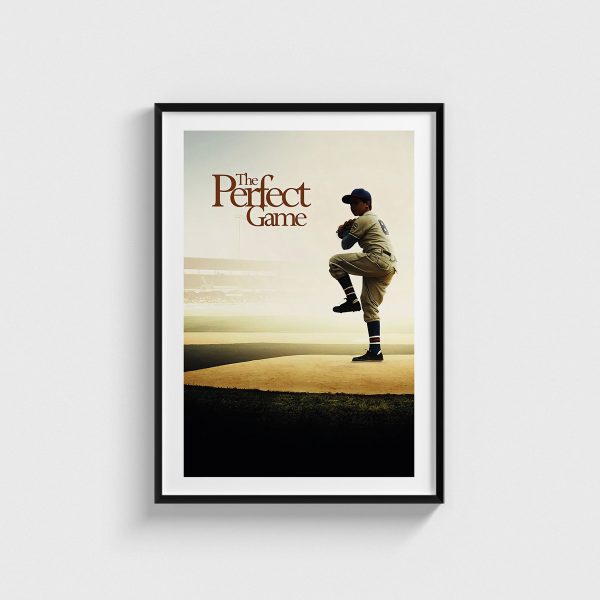The Perfect Game film posteri, siyah çerçeveli tablo