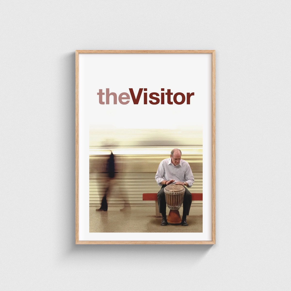 The Visitor film posteri, ahşap çerçeveli tablo