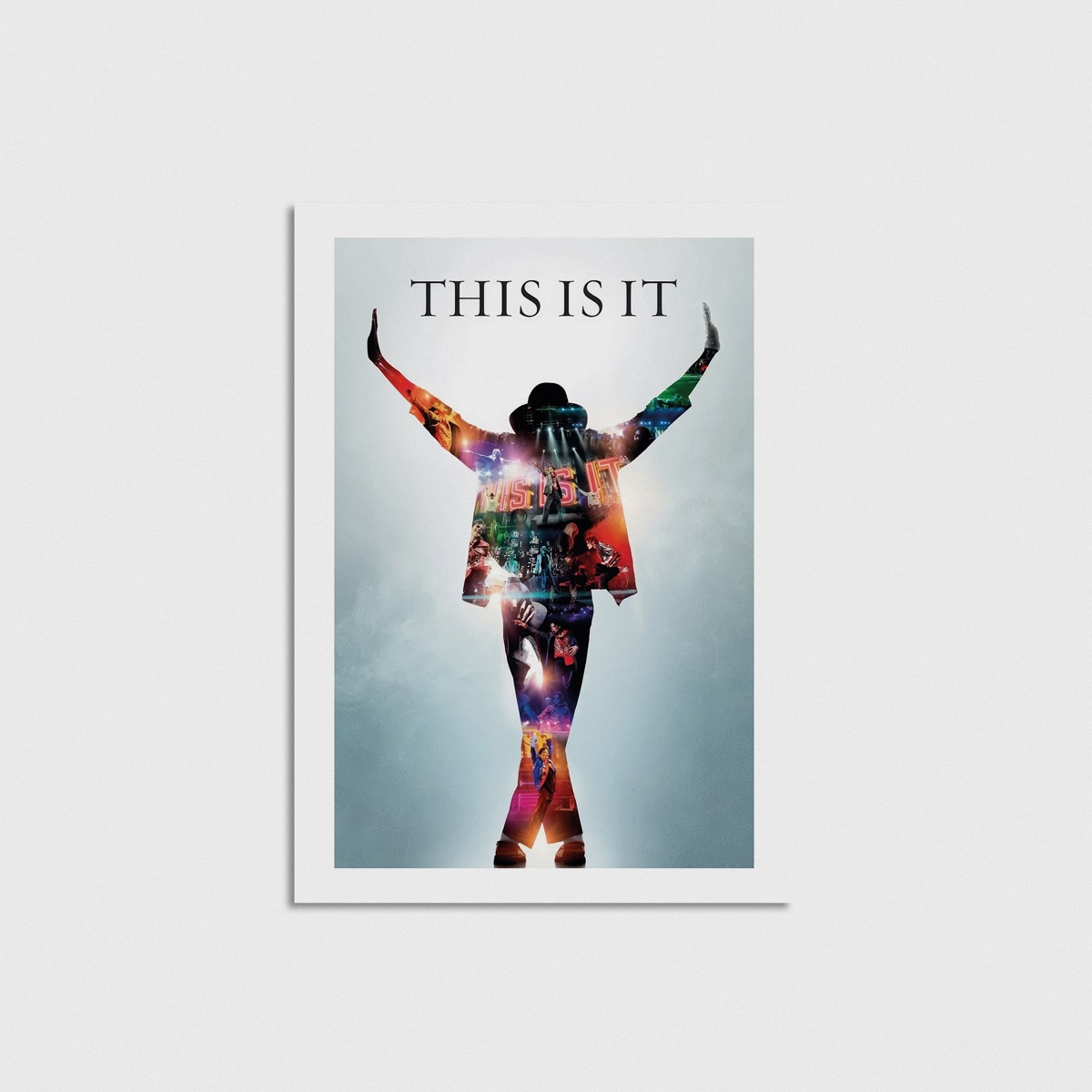 This Is It film posteri, çerçevesiz poster