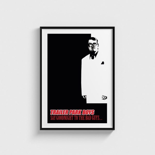 Trailer Park Boys Say Goodnight to the Bad Guys film posteri, siyah çerçeveli tablo