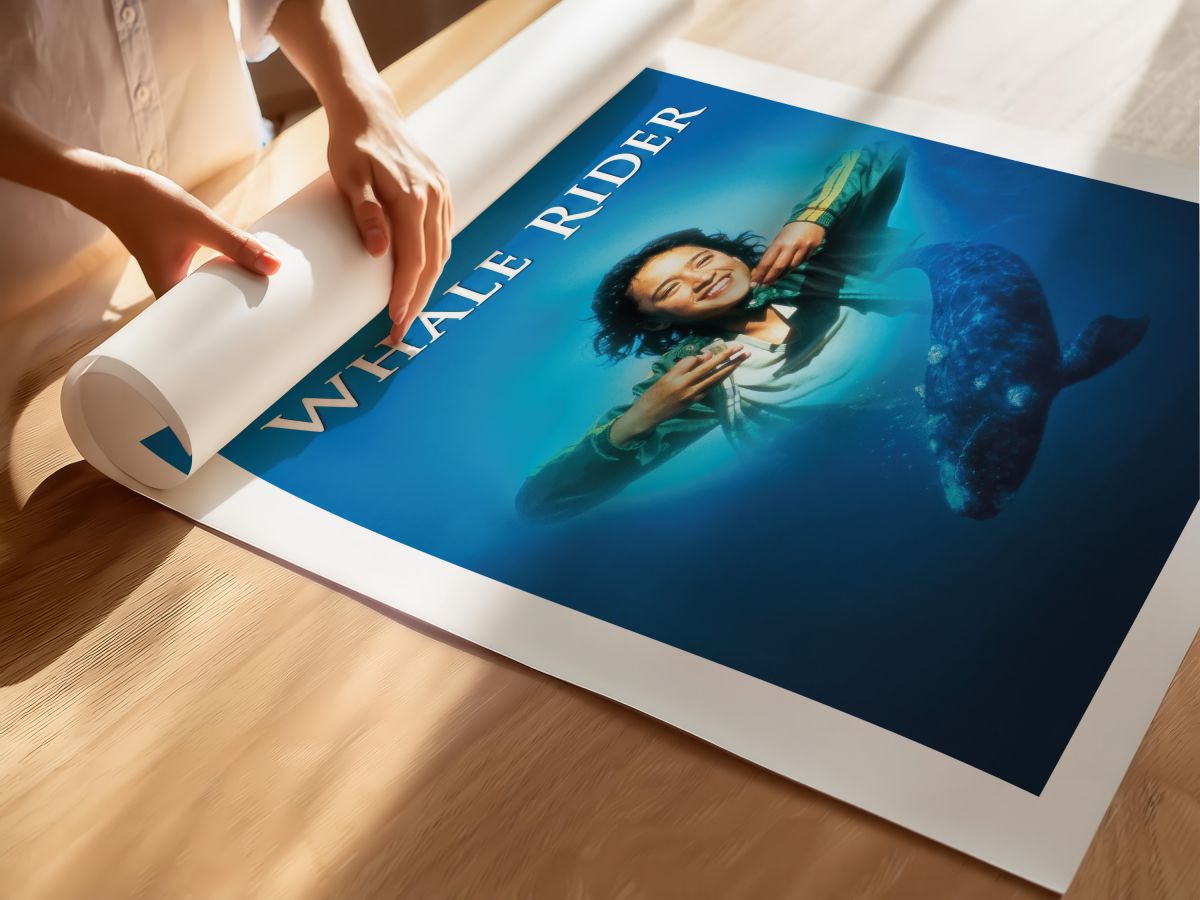 Whale Rider (2003) Film Posteri, rulo yapılmış çerçevesiz poster