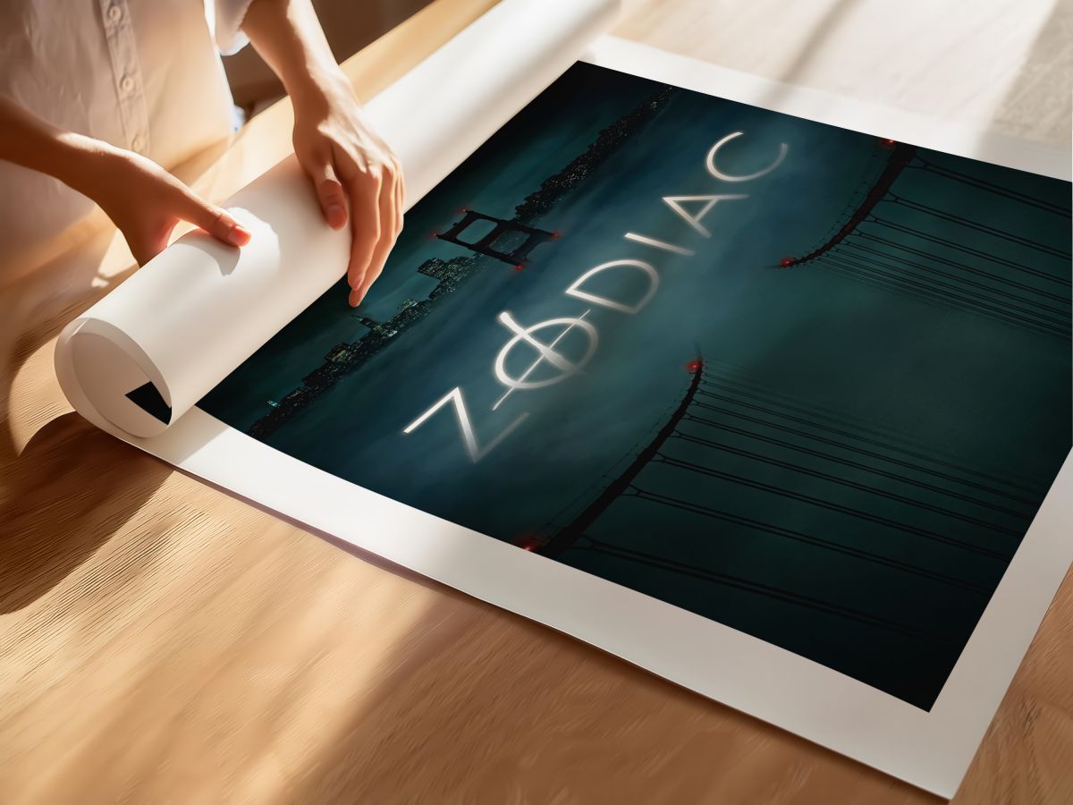 Zodiac (2007) Film Posteri, rulo yapılmış çerçevesiz poster