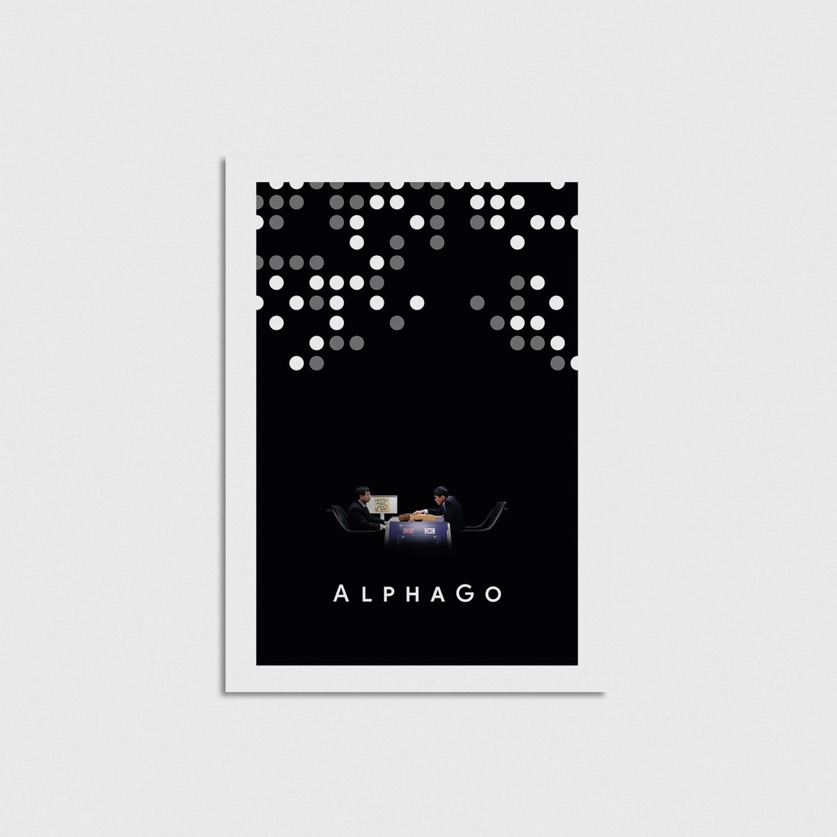 AlphaGo film posteri, çerçevesiz poster
