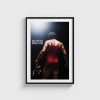 American Wrestler The Wizard film posteri, siyah çerçeveli tablo