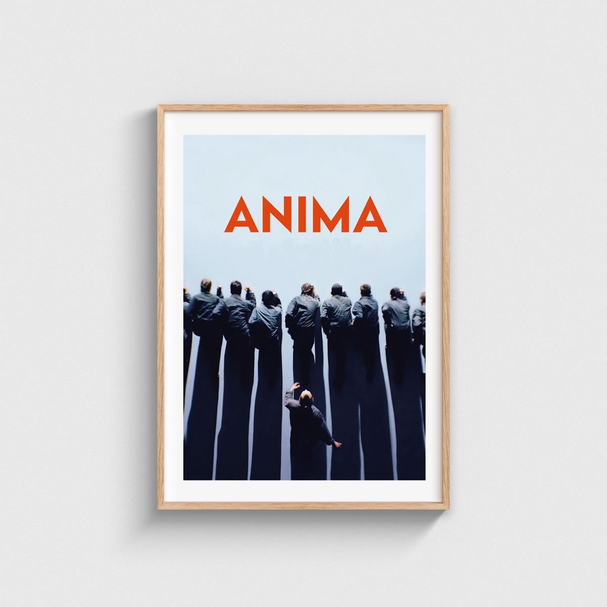 Anima film posteri, ahşap çerçeveli tablo
