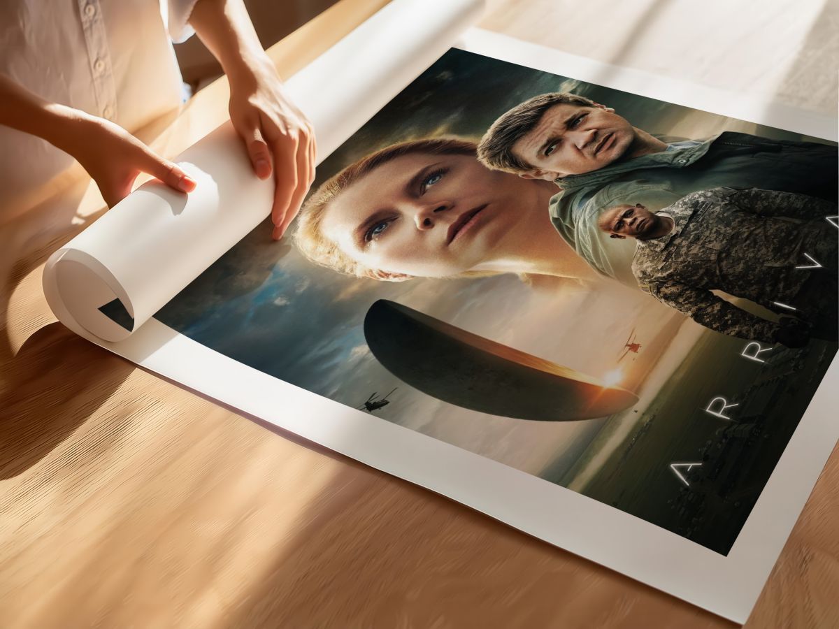 Arrival (2016) Film Posteri, rulo yapılmış çerçevesiz poster