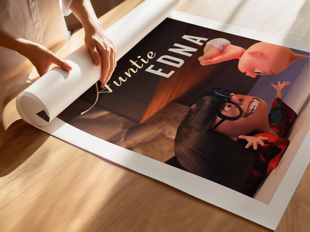 Auntie Edna (2018) Film Posteri, rulo yapılmış çerçevesiz poster