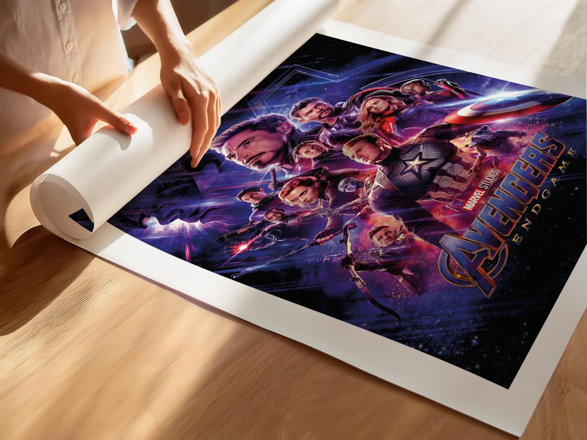 Avengers: Endgame (2019) Film Posteri, rulo yapılmış çerçevesiz poster