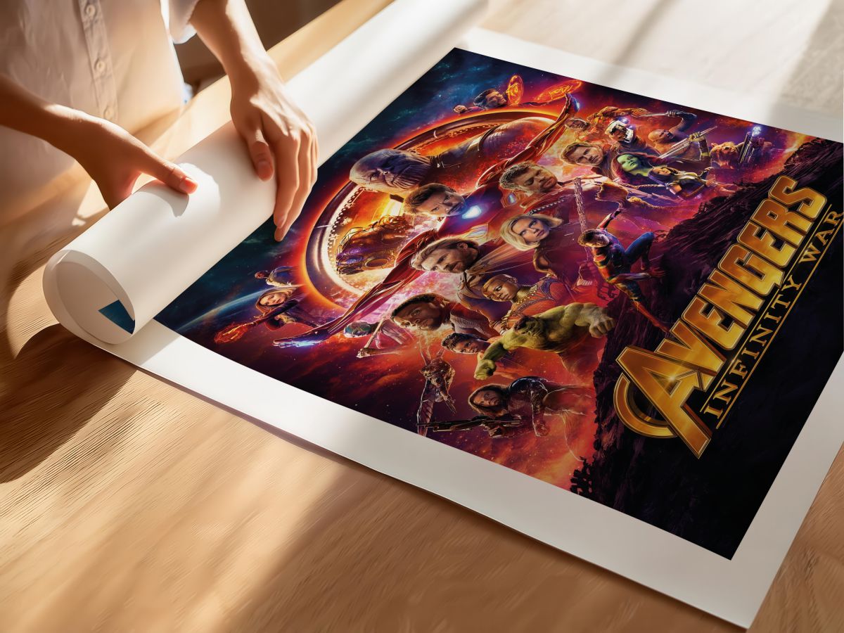 Avengers: Infinity War (2018) Film Posteri, rulo yapılmış çerçevesiz poster