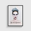 Black Swan film posteri, siyah çerçeveli tablo