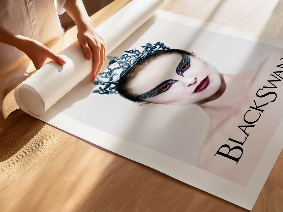 Black Swan (2010) Film Posteri, rulo yapılmış çerçevesiz poster