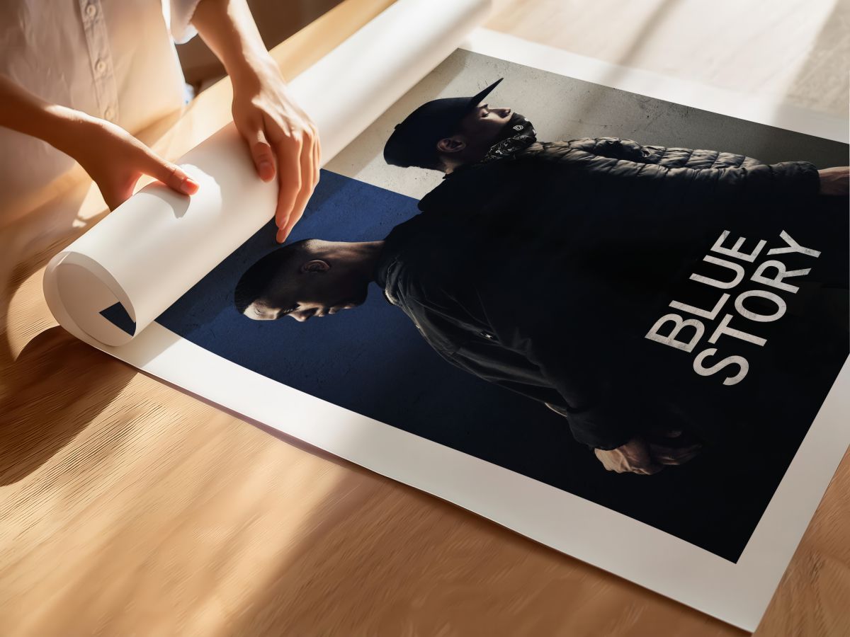 Blue Story (2019) Film Posteri, rulo yapılmış çerçevesiz poster
