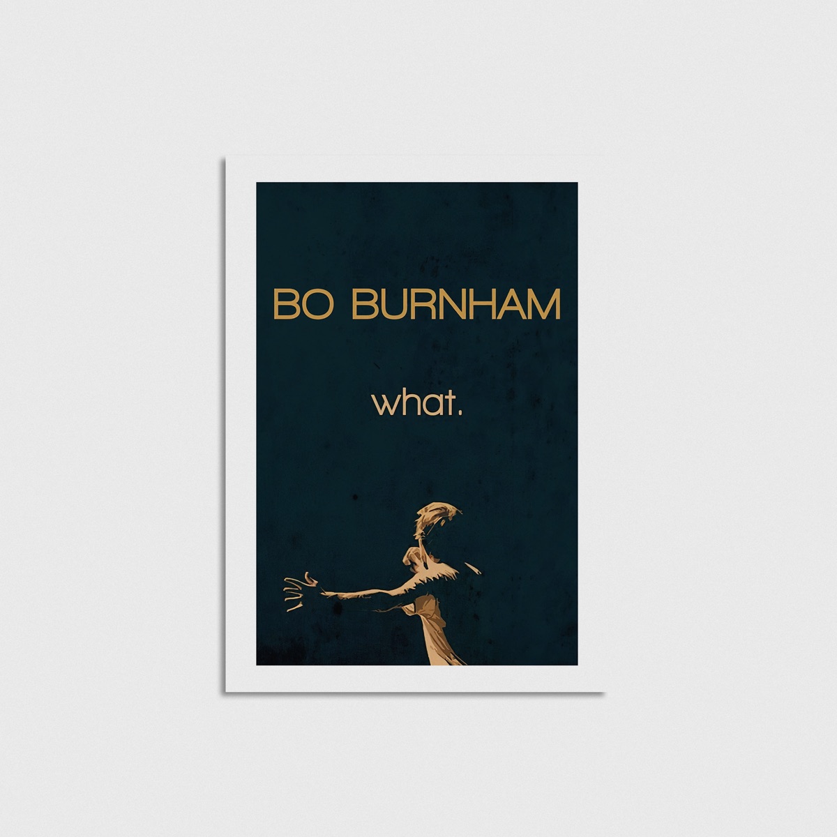 Bo Burnham What. film posteri, çerçevesiz poster
