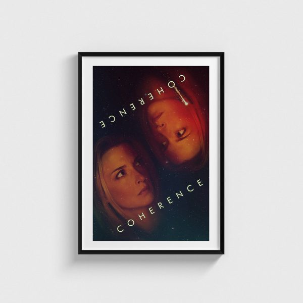 Coherence film posteri, siyah çerçeveli tablo