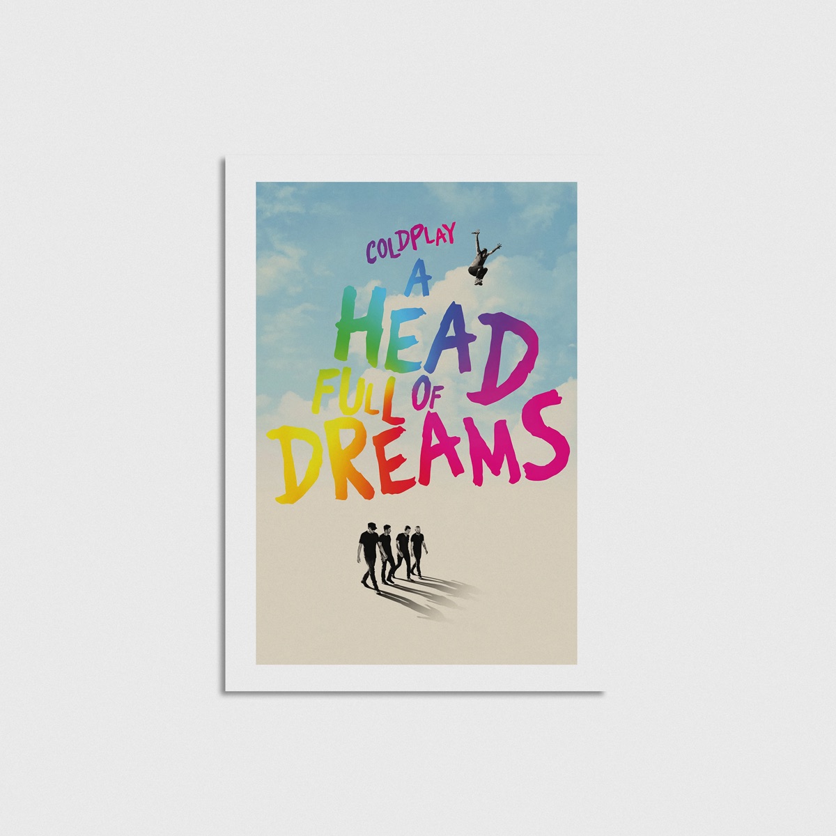 Coldplay A Head Full of Dreams film posteri, çerçevesiz poster