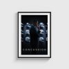 Concussion film posteri, siyah çerçeveli tablo