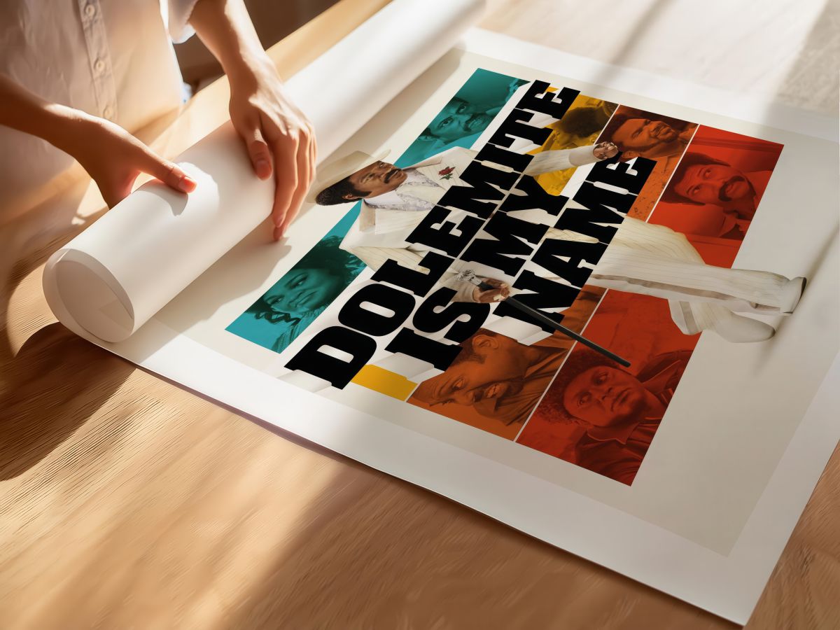 Dolemite Is My Name (2019) Film Posteri, rulo yapılmış çerçevesiz poster