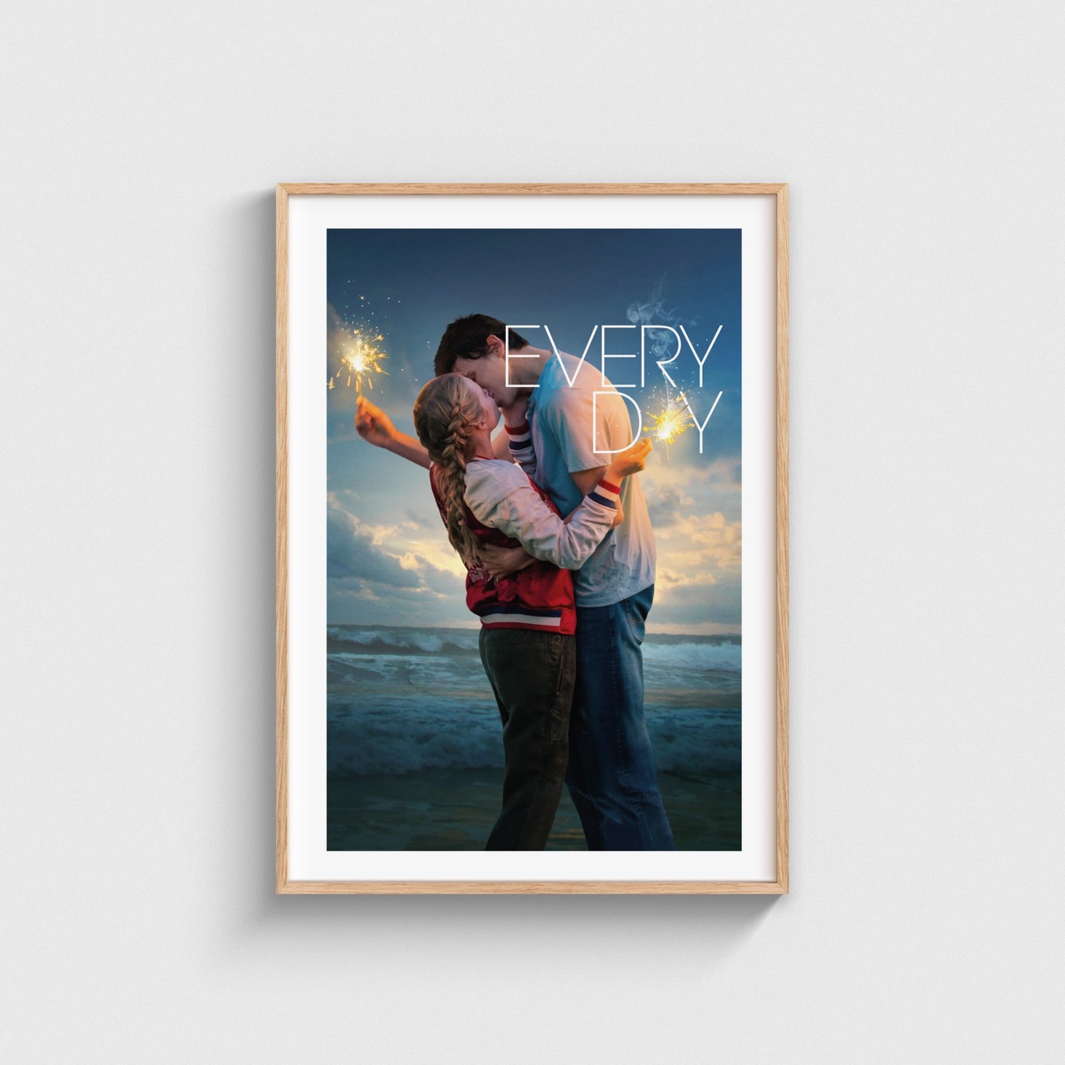 Every Day film posteri, ahşap çerçeveli tablo