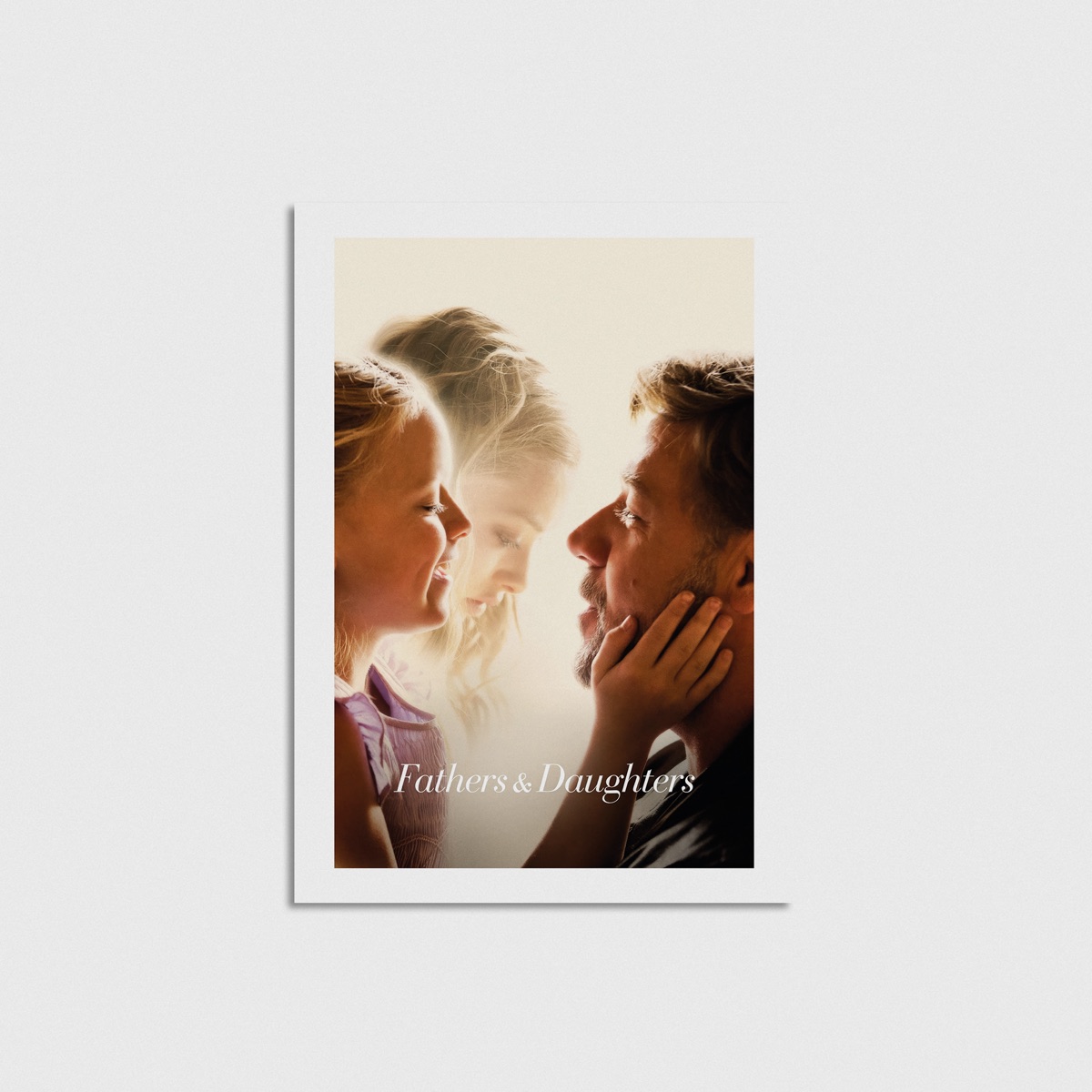 Fathers and Daughters film posteri, çerçevesiz poster