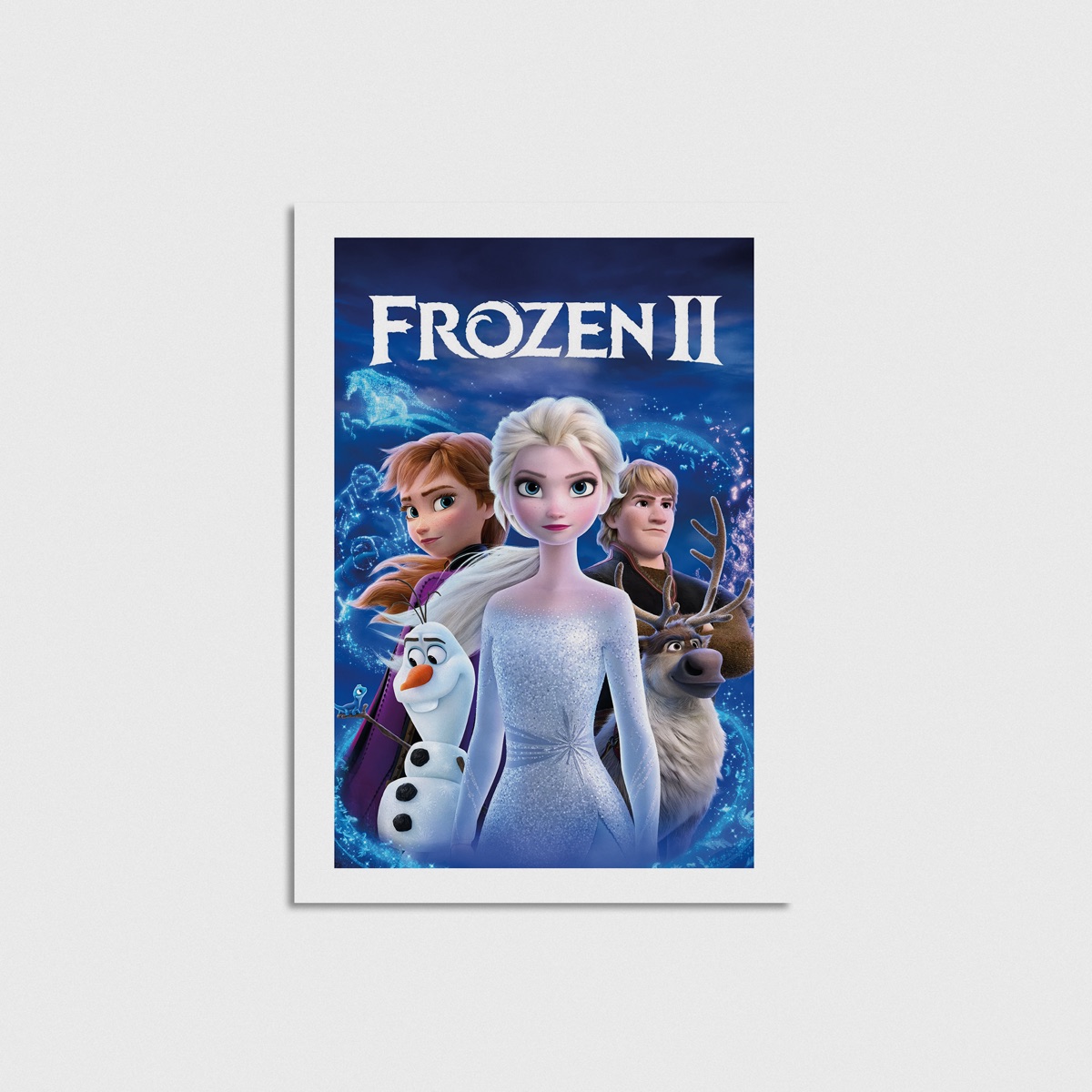 Frozen II film posteri, çerçevesiz poster