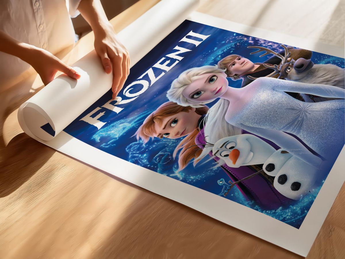 Frozen II (2019) Film Posteri, rulo yapılmış çerçevesiz poster