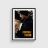 Fruitvale Station film posteri, siyah çerçeveli tablo