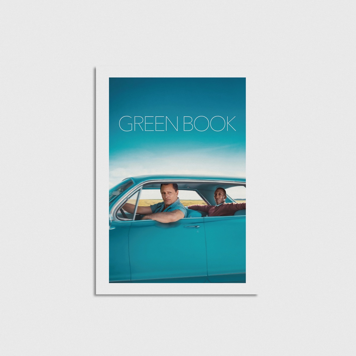Green Book film posteri, çerçevesiz poster